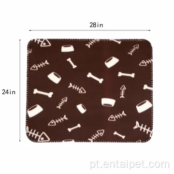 Puppy Warm Print Fleece Throw Blanket 5 pacote